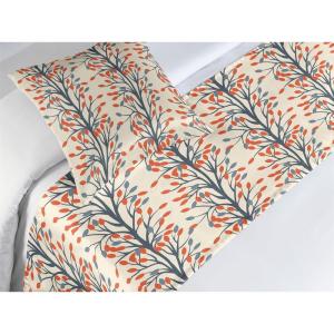 Ambesonne Floral Bed Runner Set, Realistic Painting Print A Million Roses to My Love Valentines Day, Decorative Bedding Scarf and 2 Pillow Shams for Hotels Homes, King, Pale Pink Dark Pink and Ecru(Beige Vermilion and Grey)