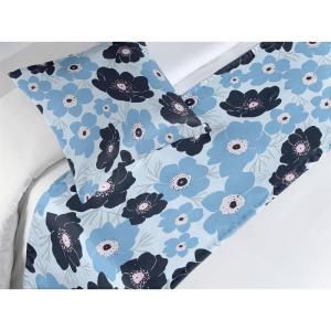 Ambesonne Floral Bed Runner Set, Romantic Concept Art Featuring Rose Flowers Hearts Leaves Valentine, Decorative Bedding Scarf and 2 Pillow Shams for Hotels Homes, Queen, Pastel Pink and Fern Green(Soft Blue Blue and Black)