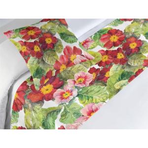 Ambesonne Floral Bed Runner Set, Romantic Concept Art Featuring Rose Flowers Hearts Leaves Valentine, Decorative Bedding Scarf and 2 Pillow Shams for Hotels Homes, Queen, Pastel Pink and Fern Green(Dark Salmon and Apple Green)