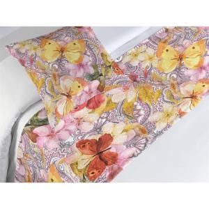 Ambesonne Floral Bed Runner Set, Romantic Concept Art Featuring Rose Flowers Hearts Leaves Valentine, Decorative Bedding Scarf and 2 Pillow Shams for Hotels Homes, Queen, Pastel Pink and Fern Green(Pastel Yellow and Soft Pink)