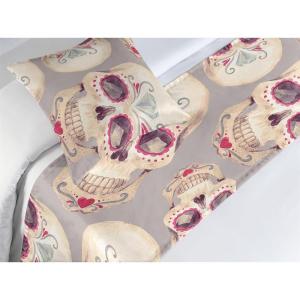 Ambesonne Floral Bed Runner Set, Valentine’s Day Concept Art Pastel Repetitive Roses Pattern Plot, Decorative Bedding Scarf and a Pillow Sham for Hotels Homes, Twin, Dark Pink Blush and White(Dark Pink and Pale Seafoam)
