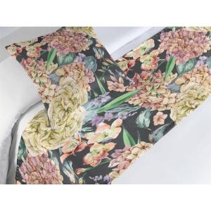 Ambesonne Floral Bed Runner Set, Valentine’s Day Concept Art Pastel Repetitive Roses Pattern Plot, Decorative Bedding Scarf and a Pillow Sham for Hotels Homes, Twin, Dark Pink Blush and White(Pistachio Green and Soft Pink)