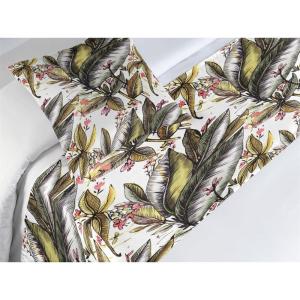 Ambesonne Floral Bed Runner Set, Valentine’s Day Theme Grunge Style Repetitive Rose Flowers Abstract, Decorative Bedding Scarf and 2 Pillow Shams for Hotels Homes, King, Pale Fuchsia and Sepia(Pale Coffee and Burnt Sienna)