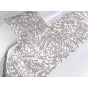 Ambesonne Floral Bed Runner Set, Valentine’s Day Theme Vintage Style Romantic Roses Pattern Plot, Decorative Bedding Scarf and a Pillow Sham for Hotels Homes, Twin, Dark Fuchsia and Slate Blue(Dark Eggshell White)