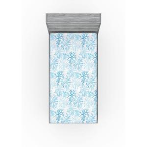 Ambesonne Floral Fitted Sheet, Realistic Painting Print A Million Roses to My Love Valentines Day, Decorative Soft Bedding All-Round Elastic Pocket, California King, Pale Pink Dark Pink and Ecru(Deep Sky Blue Off White)