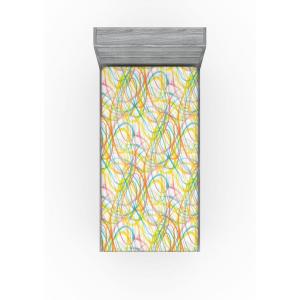 Ambesonne Floral Fitted Sheet, Realistic Painting Print A Million Roses to My Love Valentines Day, Decorative Soft Bedding All-Round Elastic Pocket, California King, Pale Pink Dark Pink and Ecru(Sea Blue Multicolor)