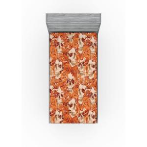 Ambesonne Floral Fitted Sheet, Valentine’s Day Concept Art Pastel Repetitive Roses Pattern Plot, Decorative Soft Bedding All-Round Elastic Pocket, California King, Dark Pink Blush and White(Dark Peach Beige Paprika)