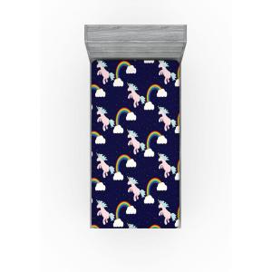 Ambesonne Floral Fitted Sheet, Valentine’s Day Theme Grunge Style Repetitive Rose Flowers Abstract, Decorative Soft Bedding All-Round Elastic Pocket, California King, Pale Fuchsia and Sepia(Navy Blue and Pale Seafoam)