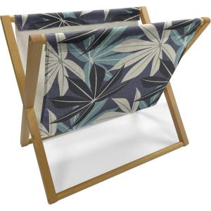 Ambesonne Floral Magazine and Book Holder, Romantic Roses Leaves Rosebuds Valentine’s Day Sketch Repetitive Pattern, Floor Rack Decor for Interior of Home & Office, 22″ x 19″, Pastel Pink and Rose(Cadet Blue Dark Indigo)