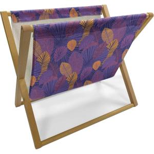 Ambesonne Floral Magazine and Book Holder, Romantic Roses Leaves Rosebuds Valentine’s Day Sketch Repetitive Pattern, Floor Rack Decor for Interior of Home & Office, 22″ x 19″, Pastel Pink and Rose(Quartz Marigold)