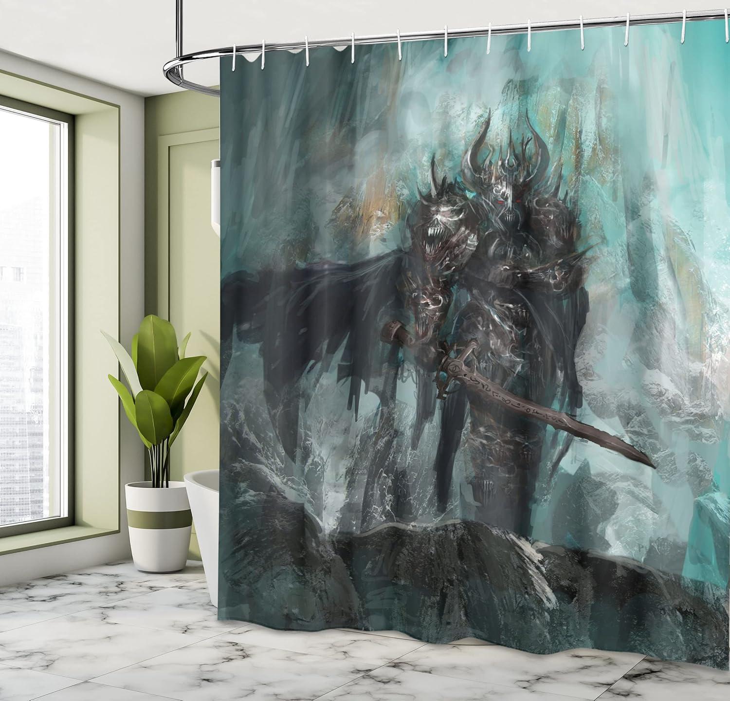 imageAmbesonne Cartoon Shower Curtain Pug Dog in Bathtub Grooming Salon Service Shampoo Rubber Duck Pets in Style Image Cloth Fabric Bathroom Decor Set with Hooks 69 W x 70 L TealTurquoise Black Brown