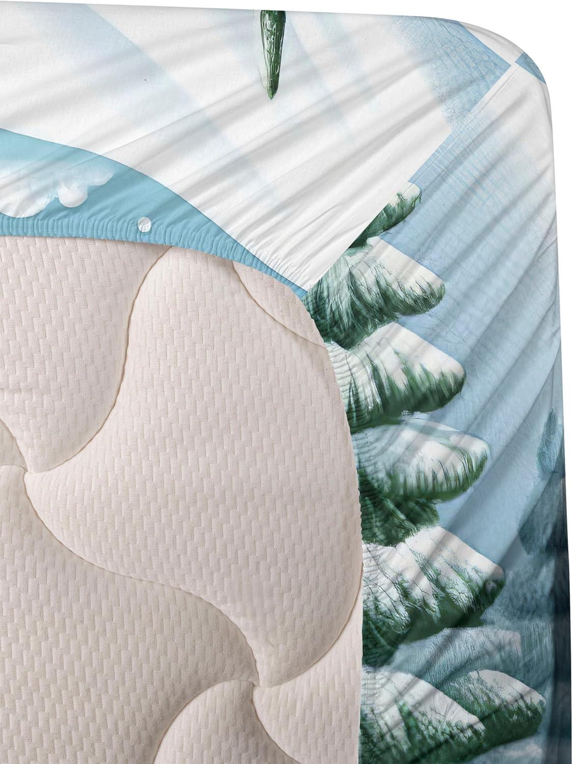 imageAmbesonne Cat Sheet Set Romantic Date Night of Kitties Drinking Milkshake Cozy Night Scene Valentines Fitted and Flat Sheet with Pillowcases Bedding Accent 4 Piece Set King Dark Blue ApricotPale Blue Raspberry White