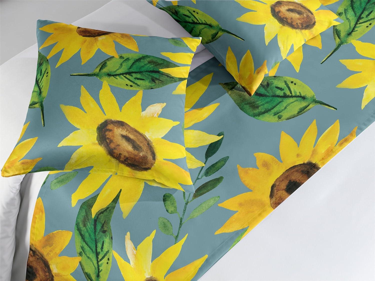 imageAmbesonne Floral Bed Runner Set Roses Lavender Eucalyptus Watercolor Valentines Day Romantic Concept Decorative Bedding Scarf and a Pillow Sham for Hotels Homes Twin Purple Grey and Off WhiteEarth Yellow Forest Green