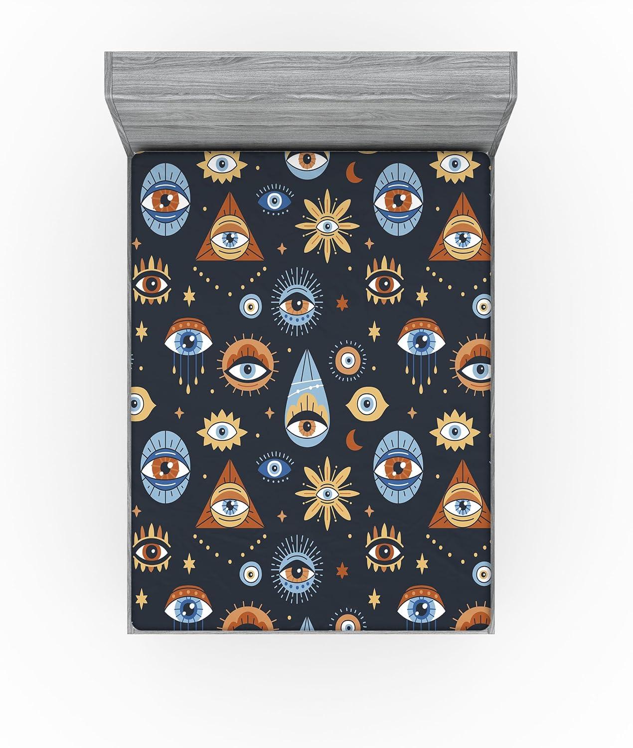 imageAmbesonne Floral Fitted Sheet Romantic Valentines Day Theme Overlapping Simplistic Rose Flowers Art Decorative Soft Fabric Bedding AllRound Elastic Pocket Full Size Pale Salmon and BlushBurnt Orange Blue Grey