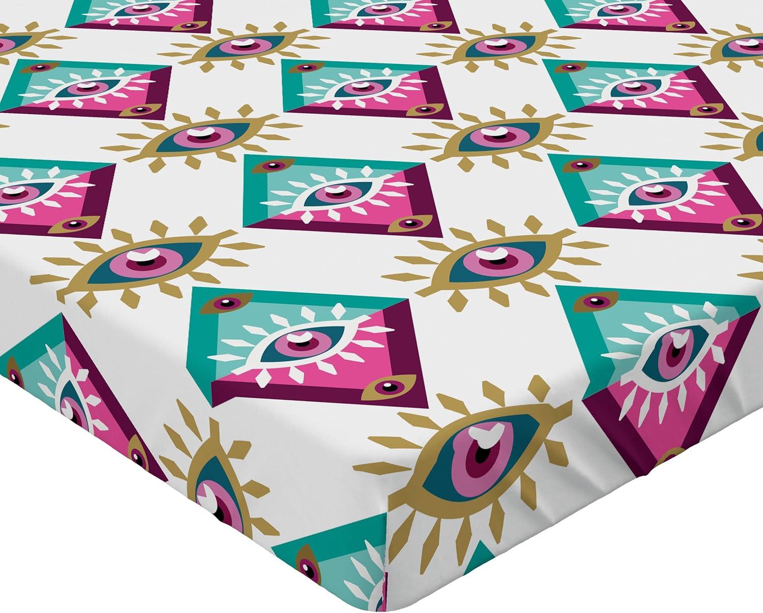 imageAmbesonne Floral Fitted Sheet Romantic Valentines Day Theme Overlapping Simplistic Rose Flowers Art Decorative Soft Fabric Bedding AllRound Elastic Pocket Full Size Pale Salmon and BlushPink and Dark Seafoam