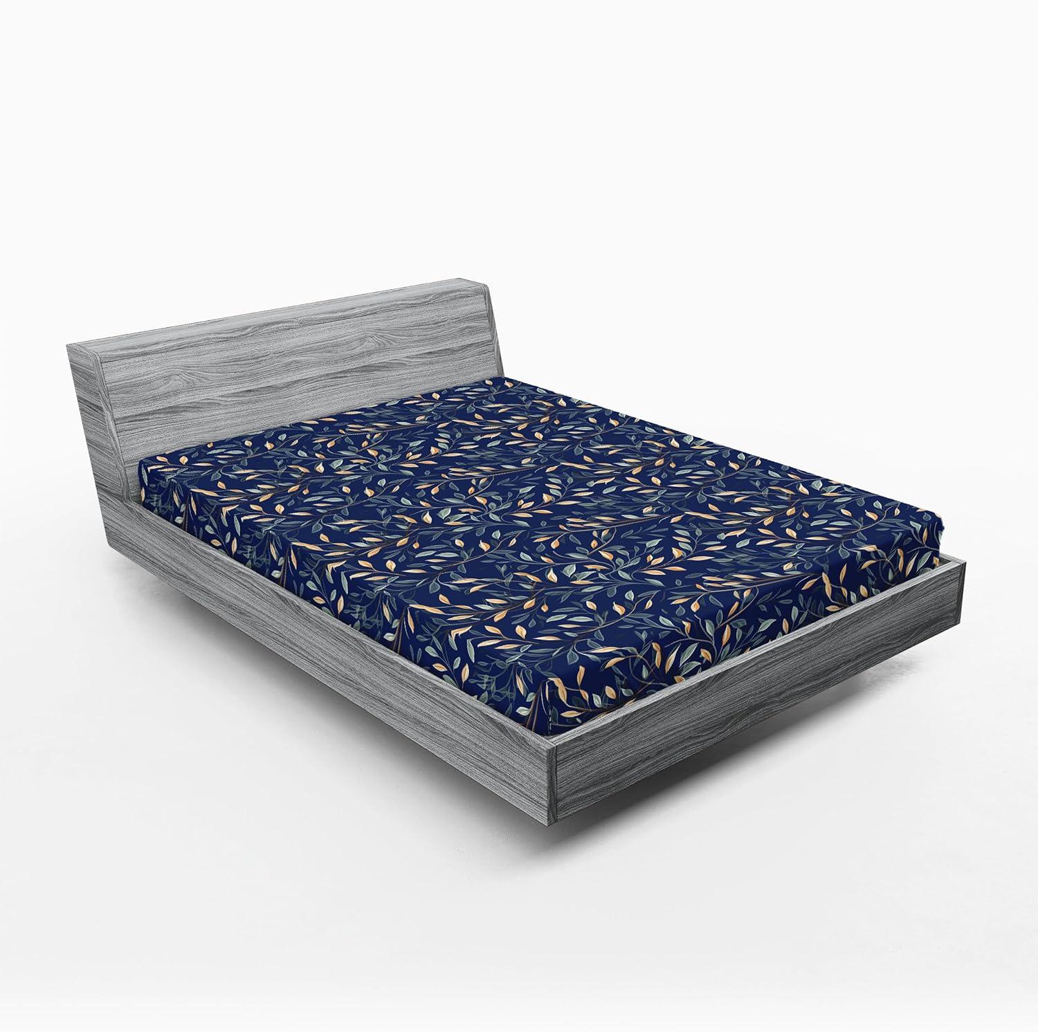 imageAmbesonne Floral Fitted Sheet Valentines Day Romantic Concept Watercolor Hydrangeas Roses Birds Decorative Soft Bedding AllRound Elastic Pocket California King Soft Pink Pistachio GreenTan Grey Teal Night Blue