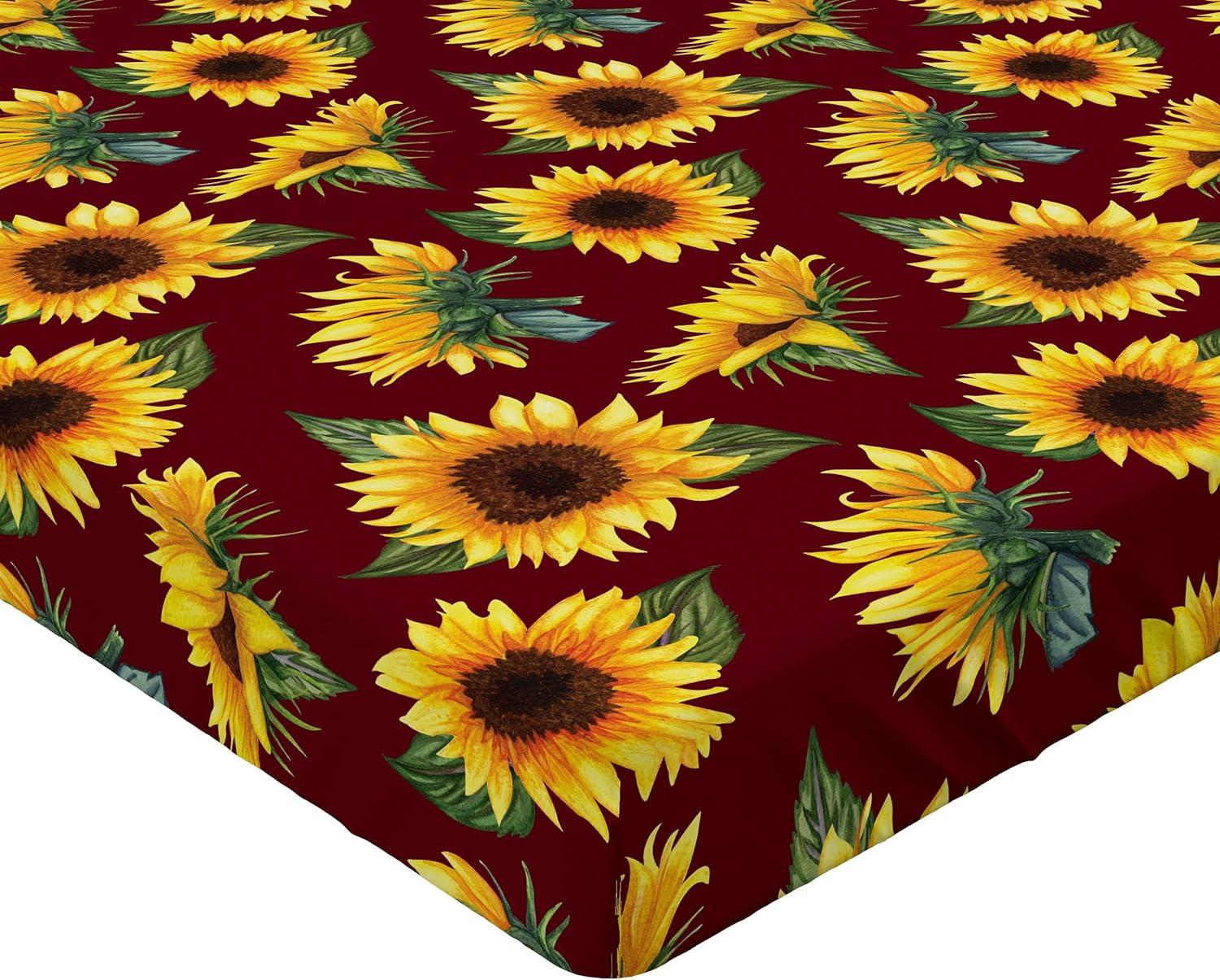 imageAmbesonne Floral Fitted Sheet Valentines Day Romantic Concept Watercolor Hydrangeas Roses Birds Decorative Soft Bedding AllRound Elastic Pocket California King Soft Pink Pistachio GreenEarth Yellow Maroon
