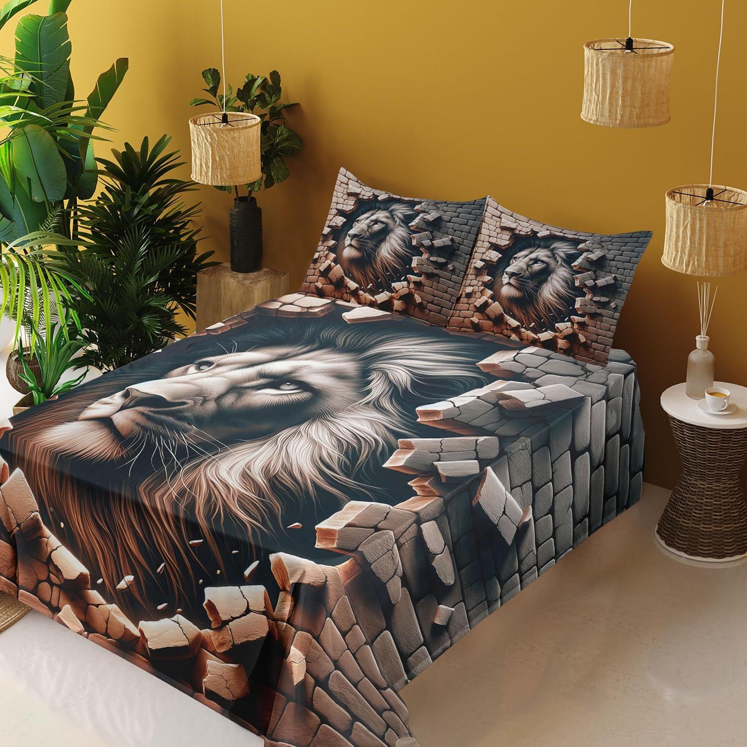 imageAmbesonne Floral Heart Sheet Set Tenderness of Romantic Garden Ivy Branches and Roses Valentines Day Fitted and Flat Sheet with Pillowcase Bedding Accent 3 Piece Set Twin Laurel Green and PinkGinger Coconut