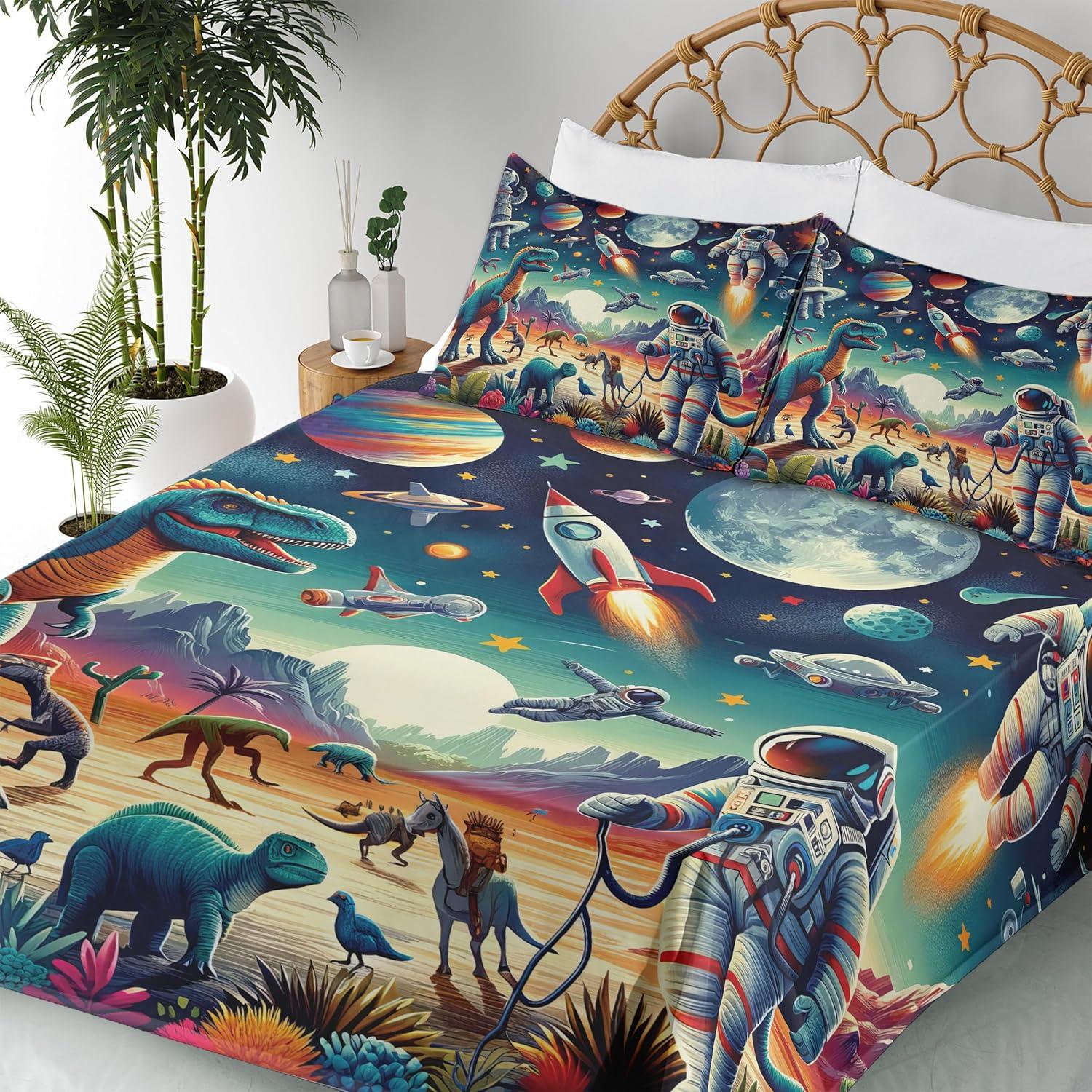 imageAmbesonne Floral Heart Sheet Set Tenderness of Romantic Garden Ivy Branches and Roses Valentines Day Fitted and Flat Sheet with Pillowcase Bedding Accent 3 Piece Set Twin Laurel Green and PinkMulticolor Teal Red