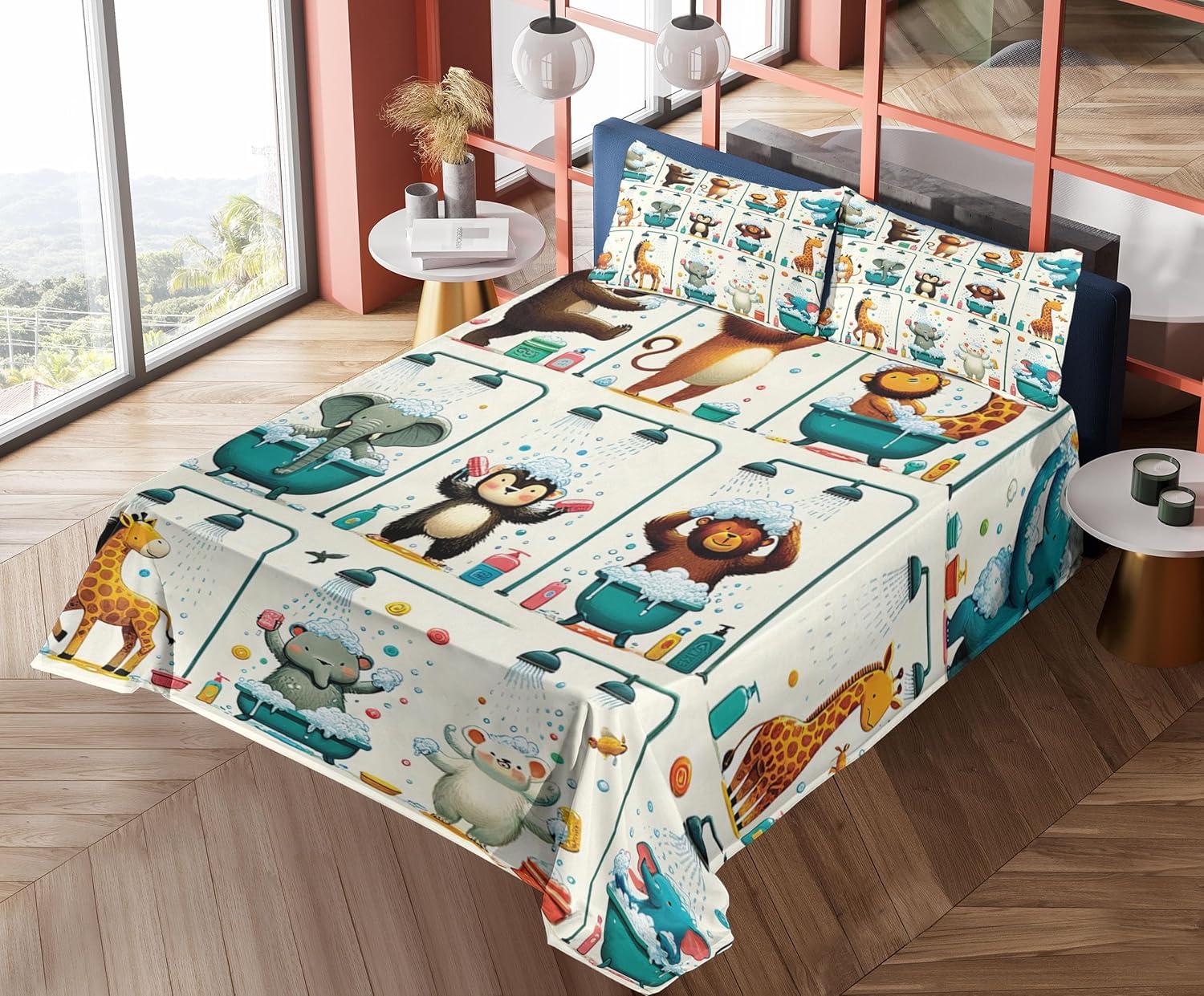 imageAmbesonne Floral Heart Sheet Set Tenderness of Romantic Garden Ivy Branches and Roses Valentines Day Fitted and Flat Sheet with Pillowcase Bedding Accent 3 Piece Set Twin Laurel Green and PinkTeal Burnt Orange Ivory