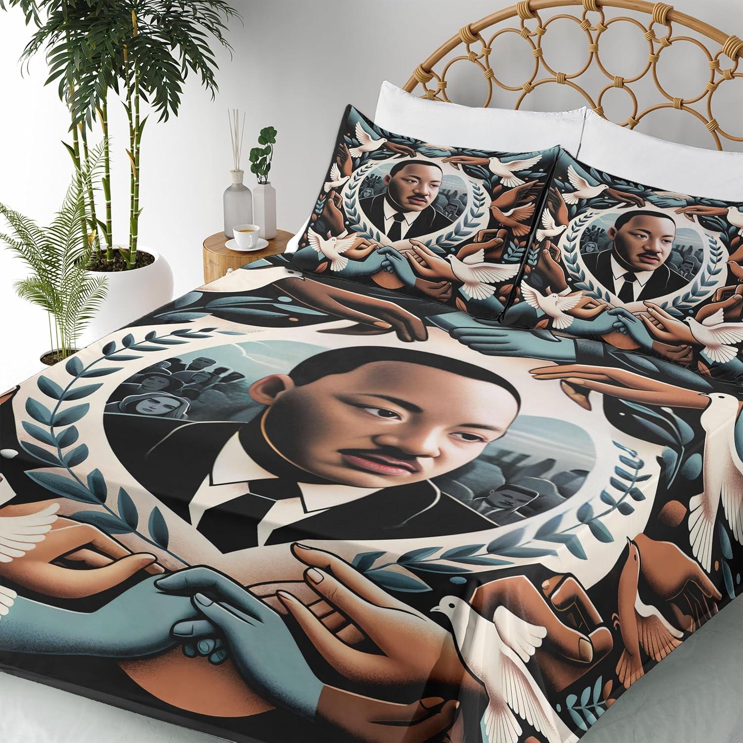 imageAmbesonne Floral Heart Sheet Set Tenderness of Romantic Garden Ivy Branches and Roses Valentines Day Fitted and Flat Sheet with Pillowcase Bedding Accent 3 Piece Set Twin Laurel Green and PinkBlue Grey and Pale Caramel