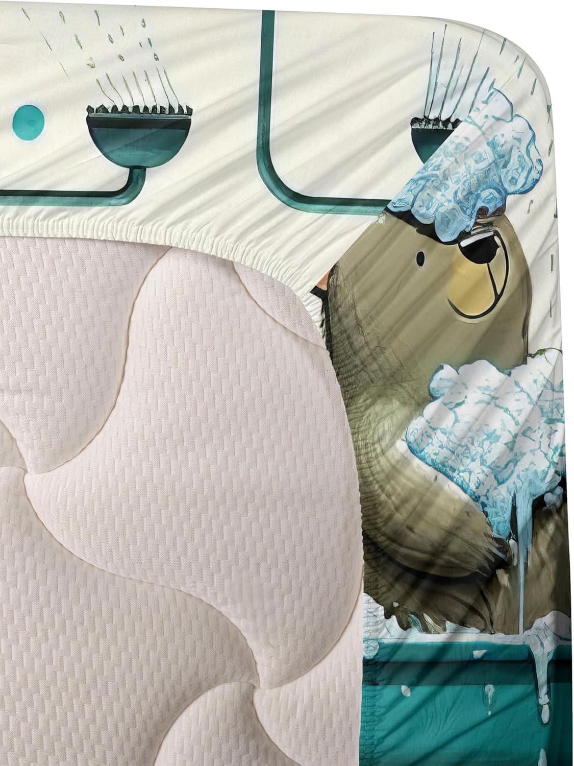 imageAmbesonne Floral Heart Sheet Set Tenderness of Romantic Garden Ivy Branches and Roses Valentines Day Fitted and Flat Sheet with Pillowcase Bedding Accent 3 Piece Set Twin Laurel Green and PinkTeal Burnt Orange Ivory