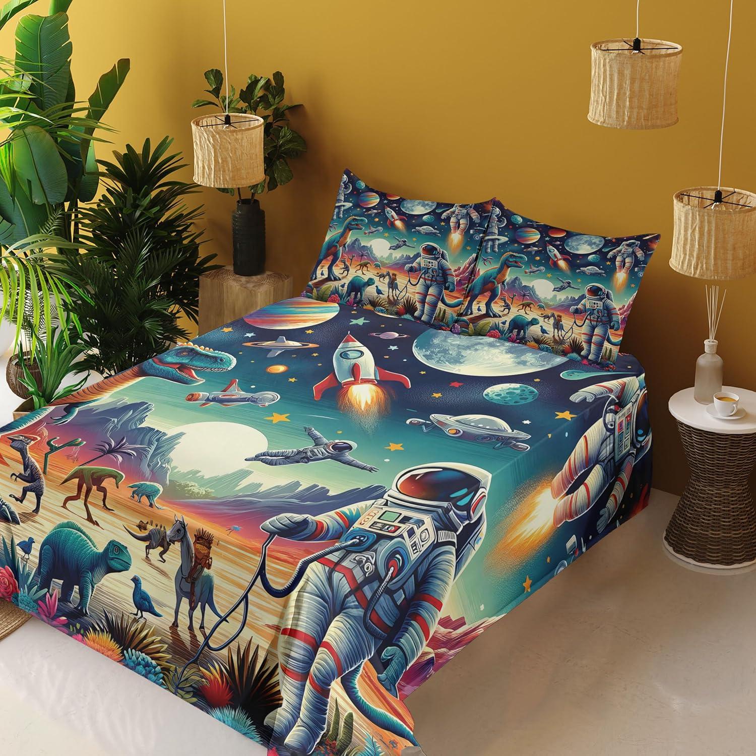 imageAmbesonne Floral Heart Sheet Set Tenderness of Romantic Garden Ivy Branches and Roses Valentines Day Fitted and Flat Sheet with Pillowcase Bedding Accent 3 Piece Set Twin Laurel Green and PinkMulticolor Teal Red