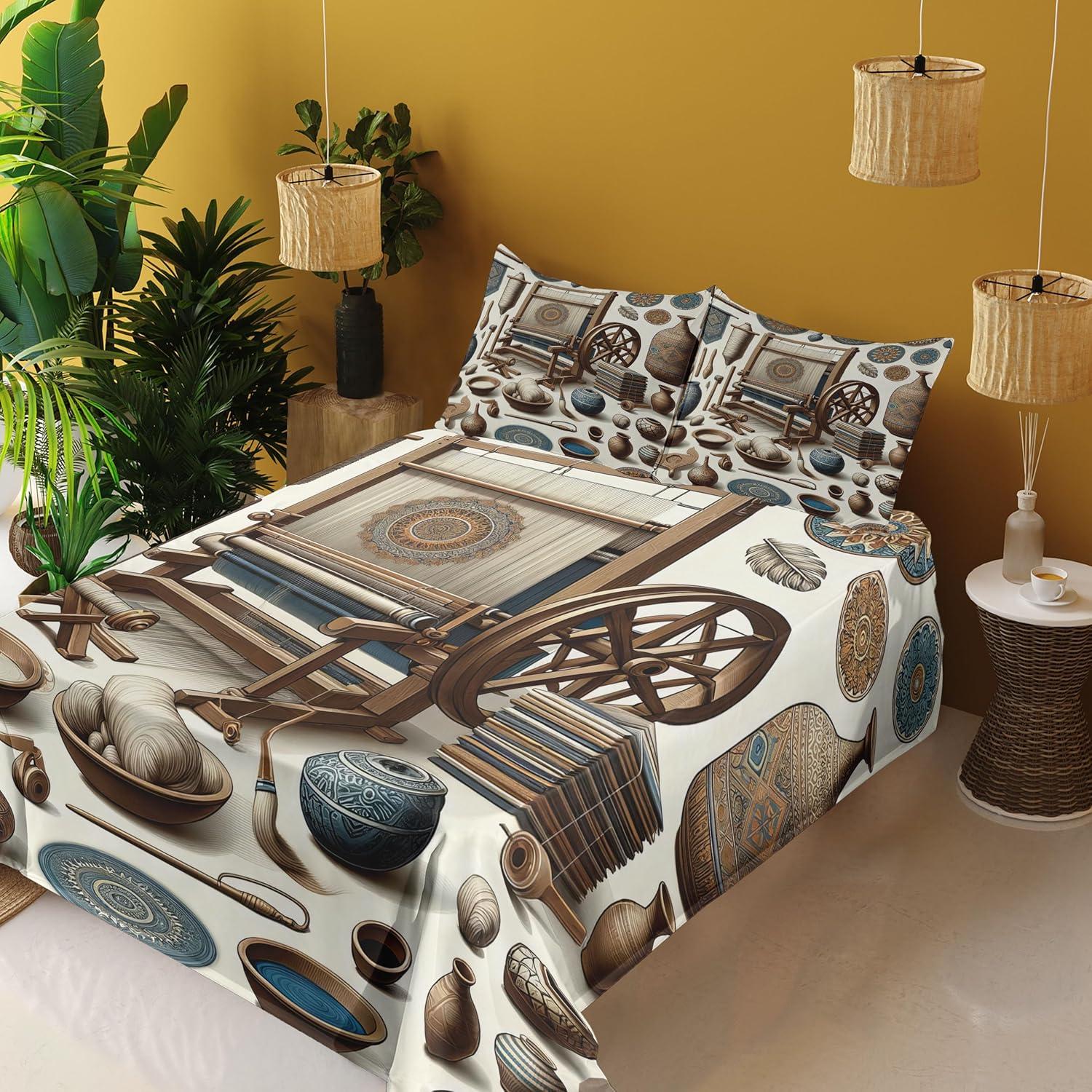 imageAmbesonne Floral Heart Sheet Set Tenderness of Romantic Garden Ivy Branches and Roses Valentines Day Fitted and Flat Sheet with Pillowcase Bedding Accent 3 Piece Set Twin Laurel Green and PinkUmber Dark Teal Ivory