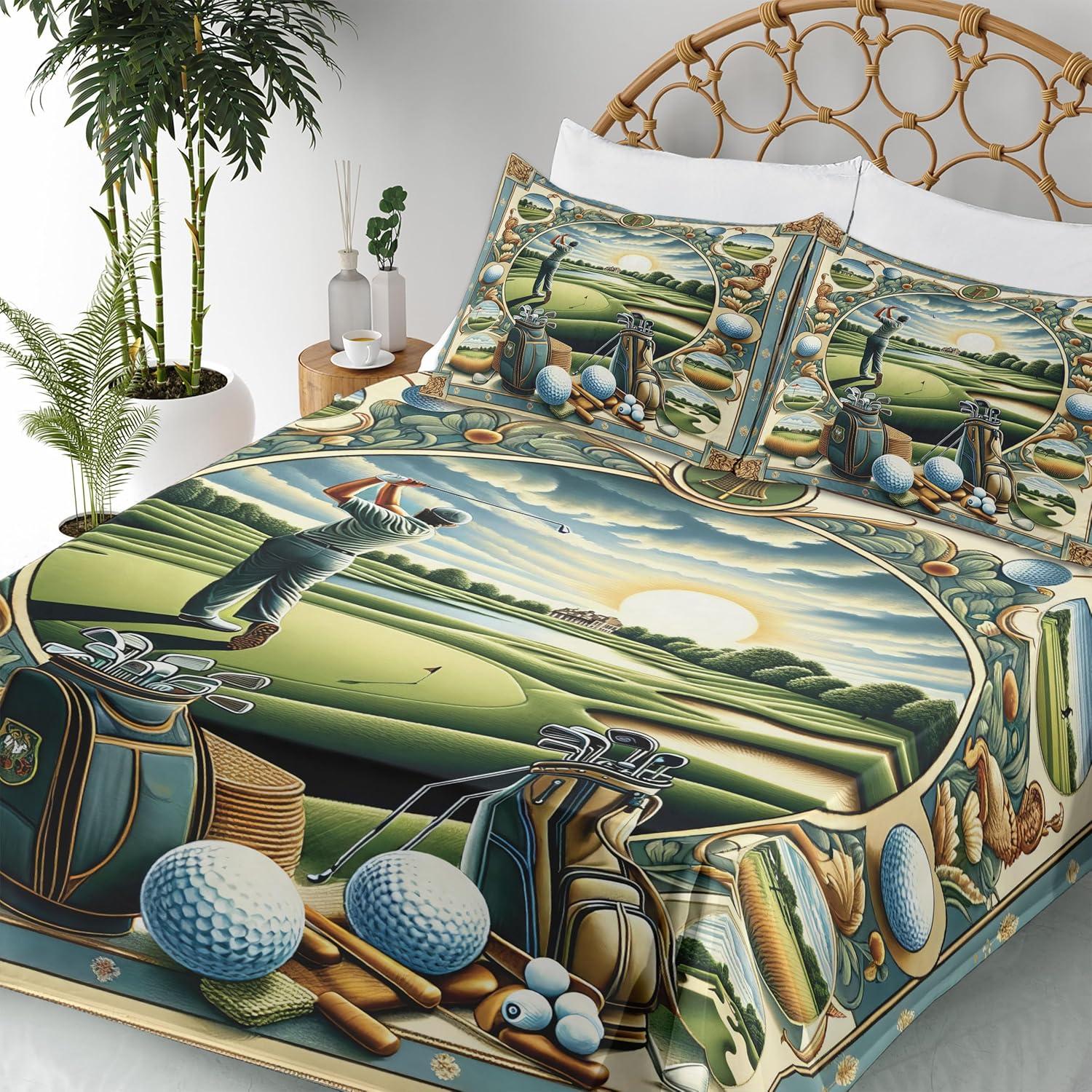 imageAmbesonne Floral Heart Sheet Set Tenderness of Romantic Garden Ivy Branches and Roses Valentines Day Fitted and Flat Sheet with Pillowcase Bedding Accent 3 Piece Set Twin Laurel Green and PinkFern Green Blue and Mustard