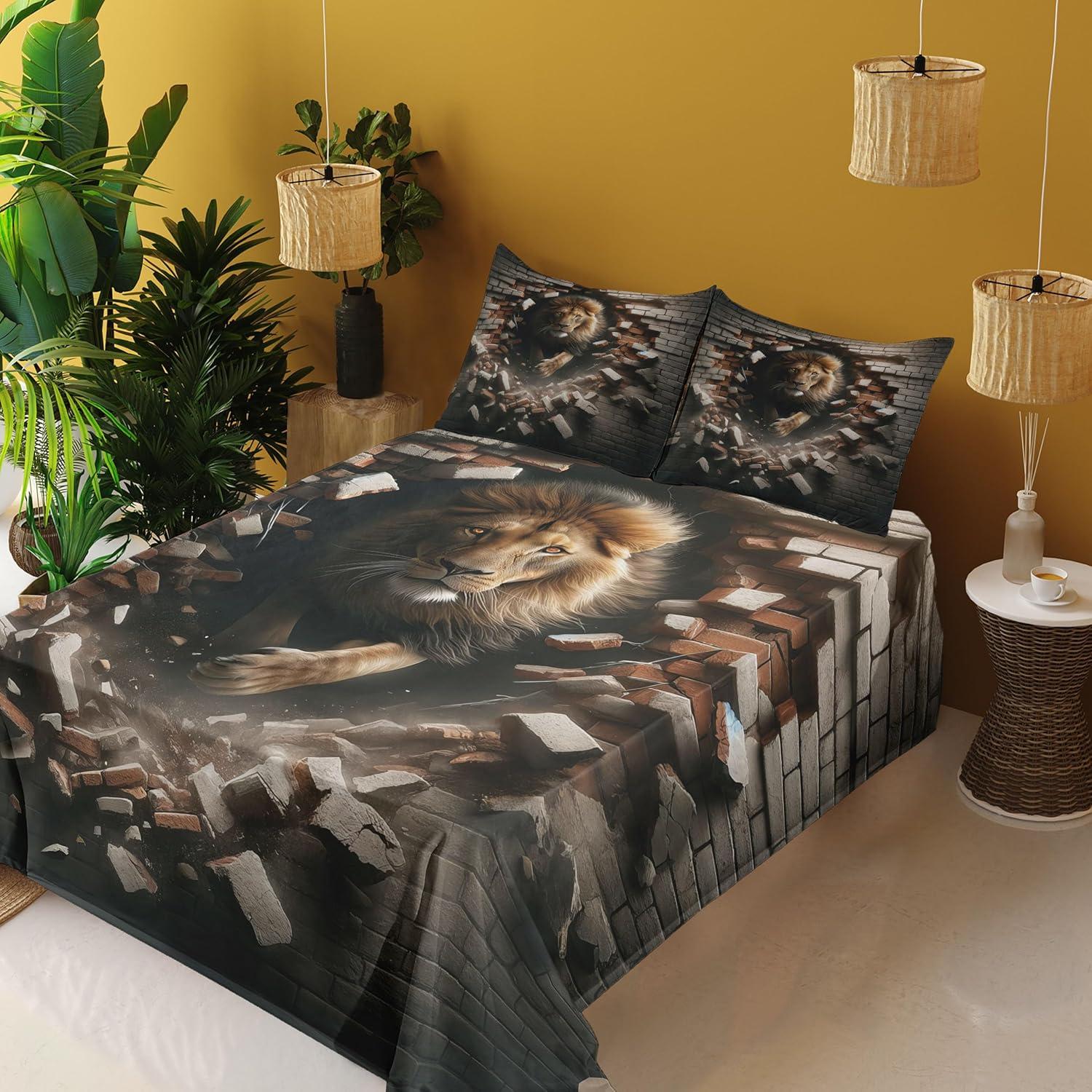 imageAmbesonne Floral Heart Sheet Set Tenderness of Romantic Garden Ivy Branches and Roses Valentines Day Fitted and Flat Sheet with Pillowcase Bedding Accent 3 Piece Set Twin Laurel Green and PinkPale Mustard and Dark Mustard