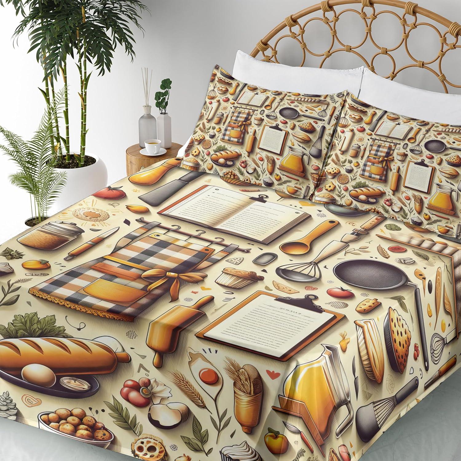 imageAmbesonne Floral Heart Sheet Set Tenderness of Romantic Garden Ivy Branches and Roses Valentines Day Fitted and Flat Sheet with Pillowcase Bedding Accent 3 Piece Set Twin Laurel Green and PinkCream and Orange