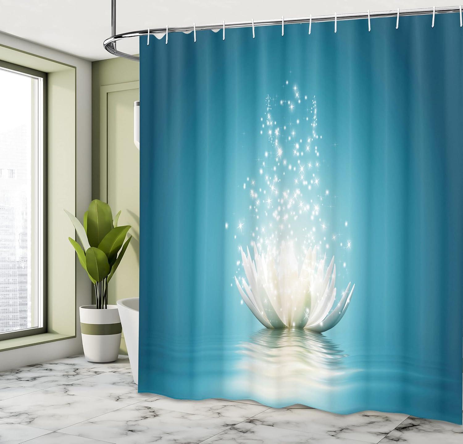 imageAmbesonne Owls Shower Curtain Owl Cartoon Pattern Feminine Soft Colors Happy Springtime Cloth Fabric Bathroom Decor Set with Hooks 69 W x 70 L Rose Pale Yellow PurplePetrol Blue