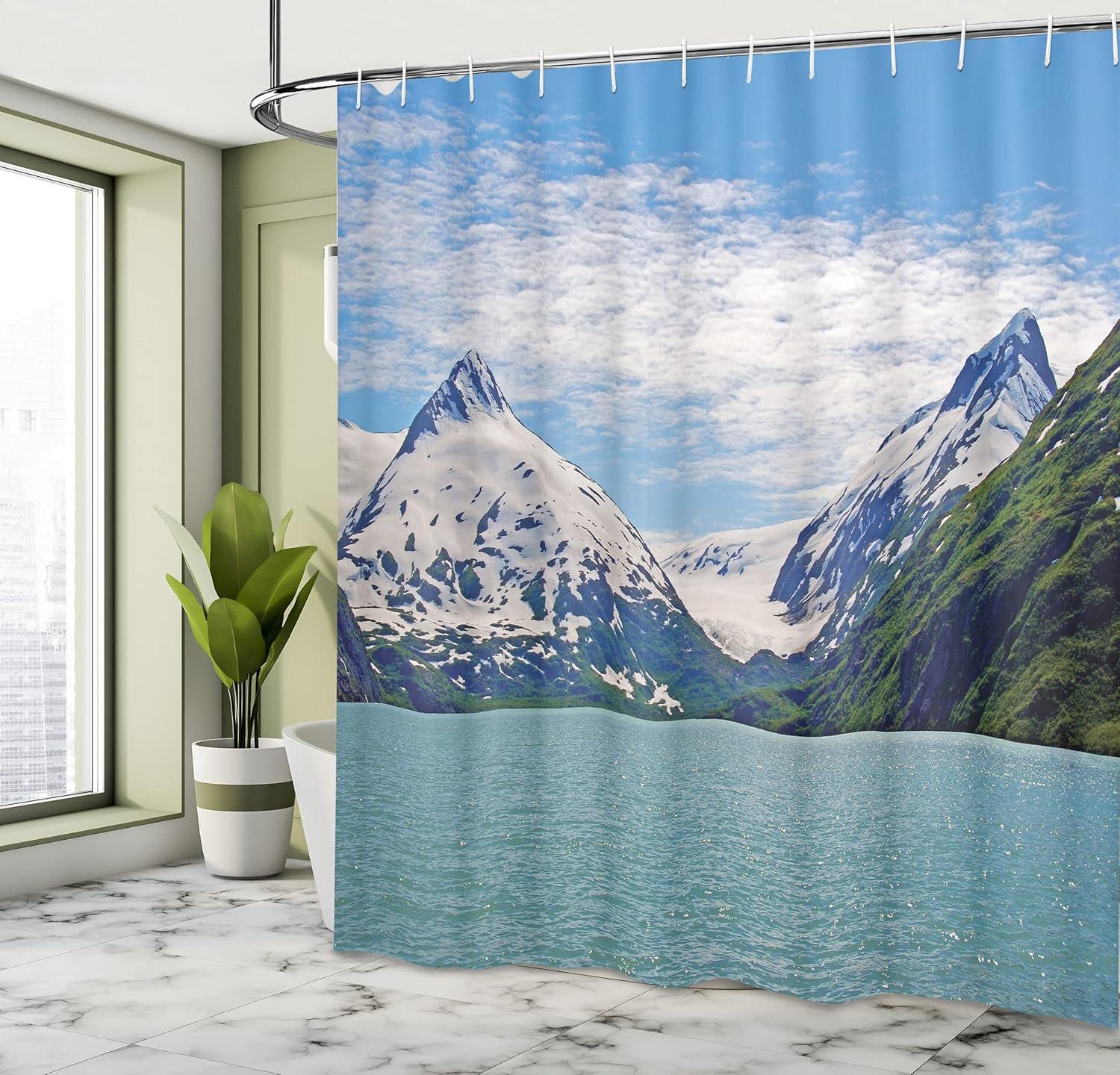 imageAmbesonne Owls Shower Curtain Owl Cartoon Pattern Feminine Soft Colors Happy Springtime Cloth Fabric Bathroom Decor Set with Hooks 69 W x 70 L Rose Pale Yellow PurpleWhite Green