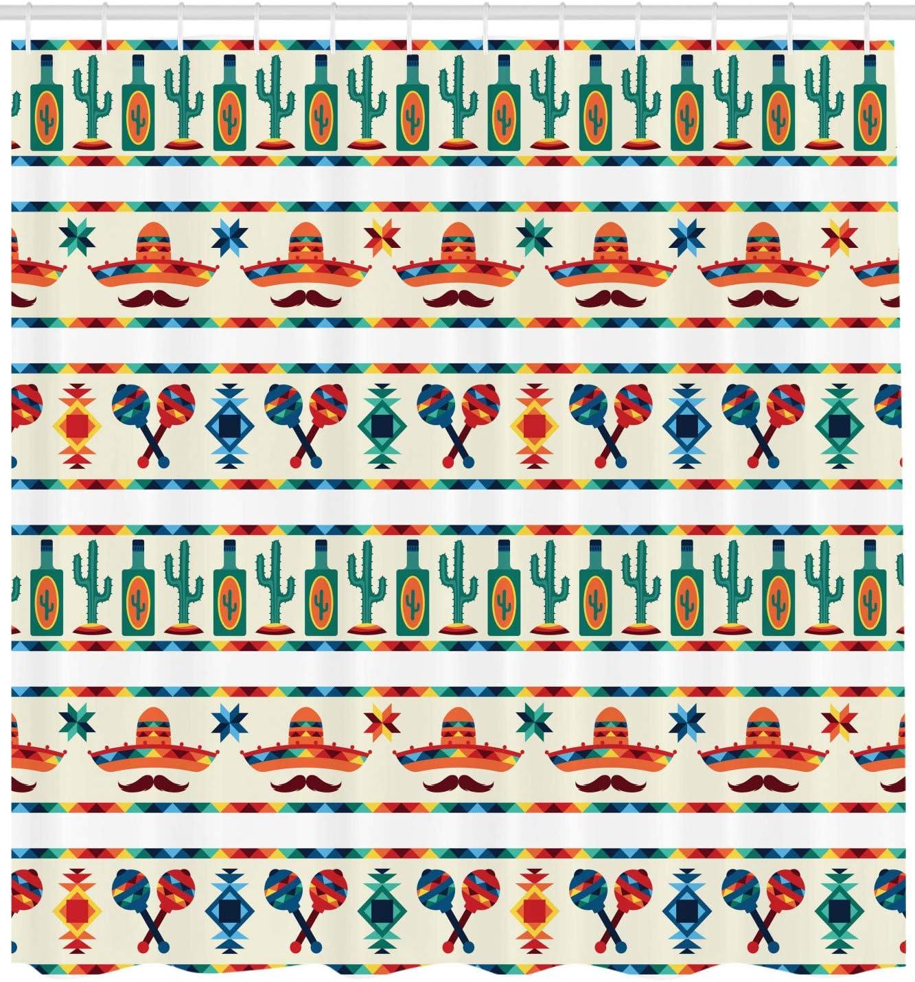 imageAmbesonne Owls Shower Curtain Owl Cartoon Pattern Feminine Soft Colors Happy Springtime Cloth Fabric Bathroom Decor Set with Hooks 69 W x 70 L Rose Pale Yellow PurpleJade Green