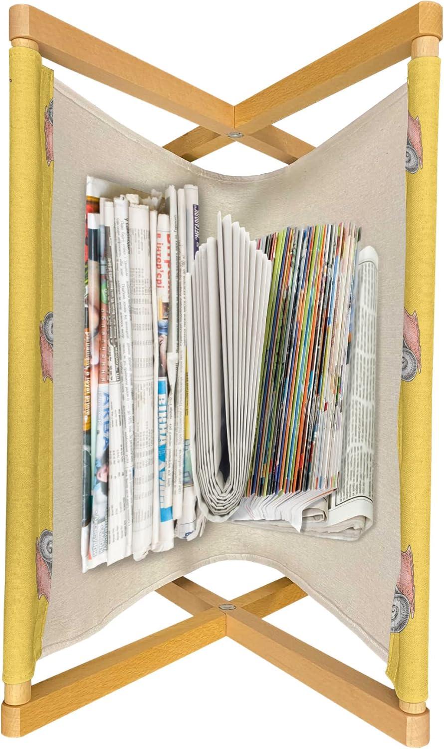 imageAmbesonne Valentines Day Magazine and Book Holder Romantic Design of Hearts and Cupid Items Floor Rack Decor for Interior of Home amp Office 22 x 19 Pink Burnt SiennaMustard Blush