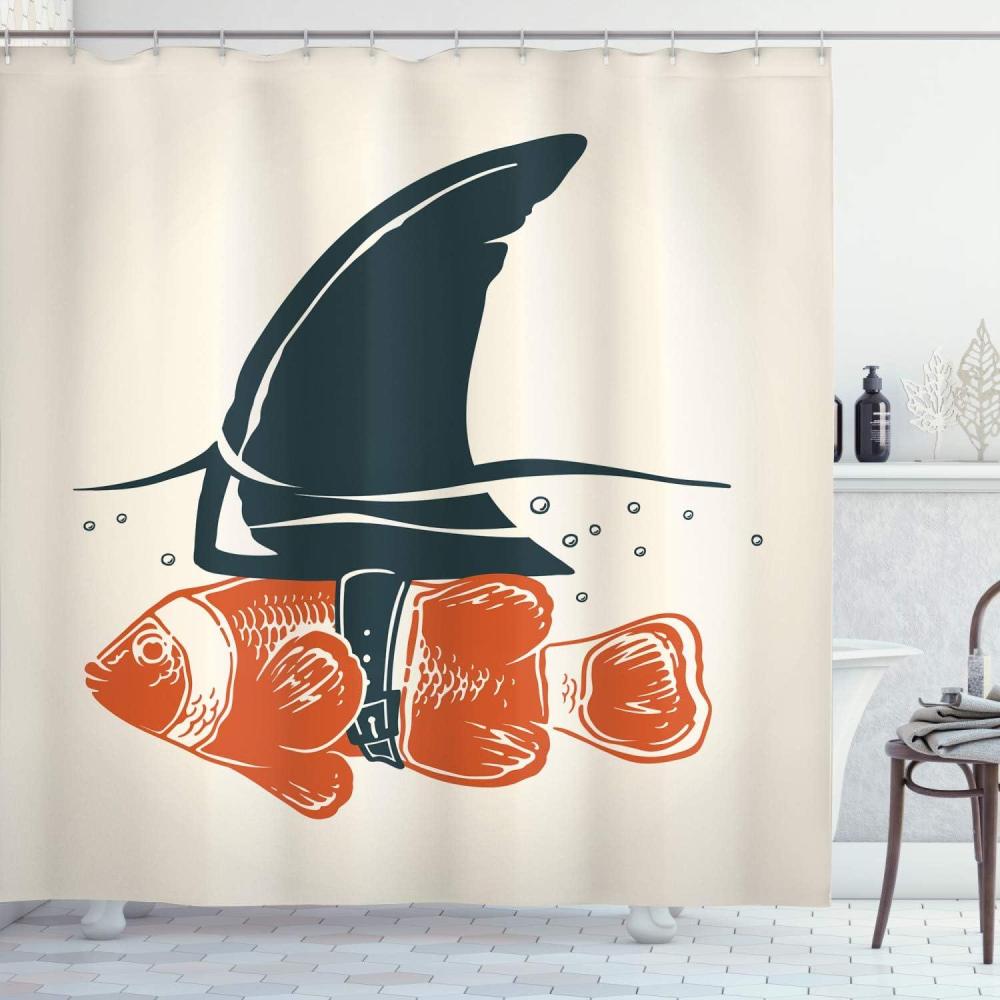 imageAmbesonne Cartoon Shower Curtain Pug Dog in Bathtub Grooming Salon Service Shampoo Rubber Duck Pets in Style Image Cloth Fabric Bathroom Decor Set with Hooks 69 W x 70 L TealOrange Green
