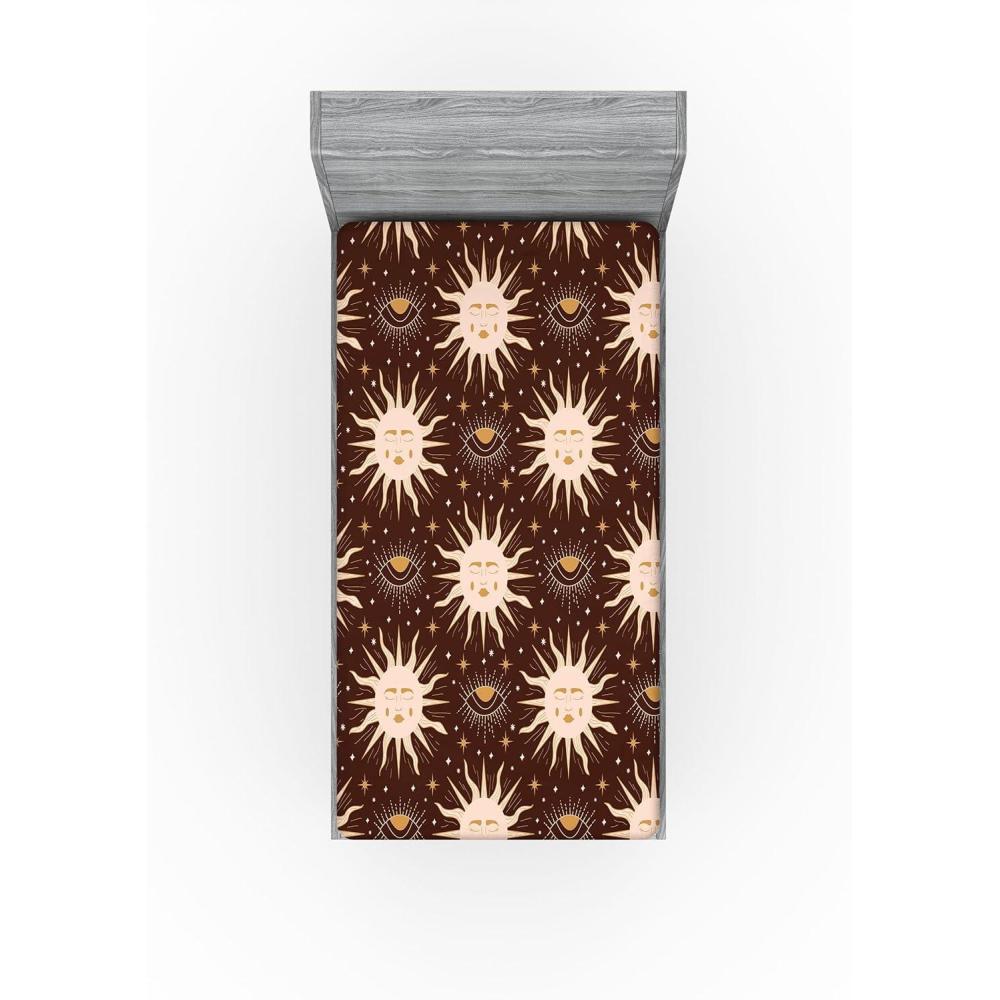 imageAmbesonne Floral Fitted Sheet Romantic Valentines Day Theme Overlapping Simplistic Rose Flowers Art Decorative Soft Fabric Bedding AllRound Elastic Pocket Full Size Pale Salmon and BlushDark Rosewood and Pale Peach