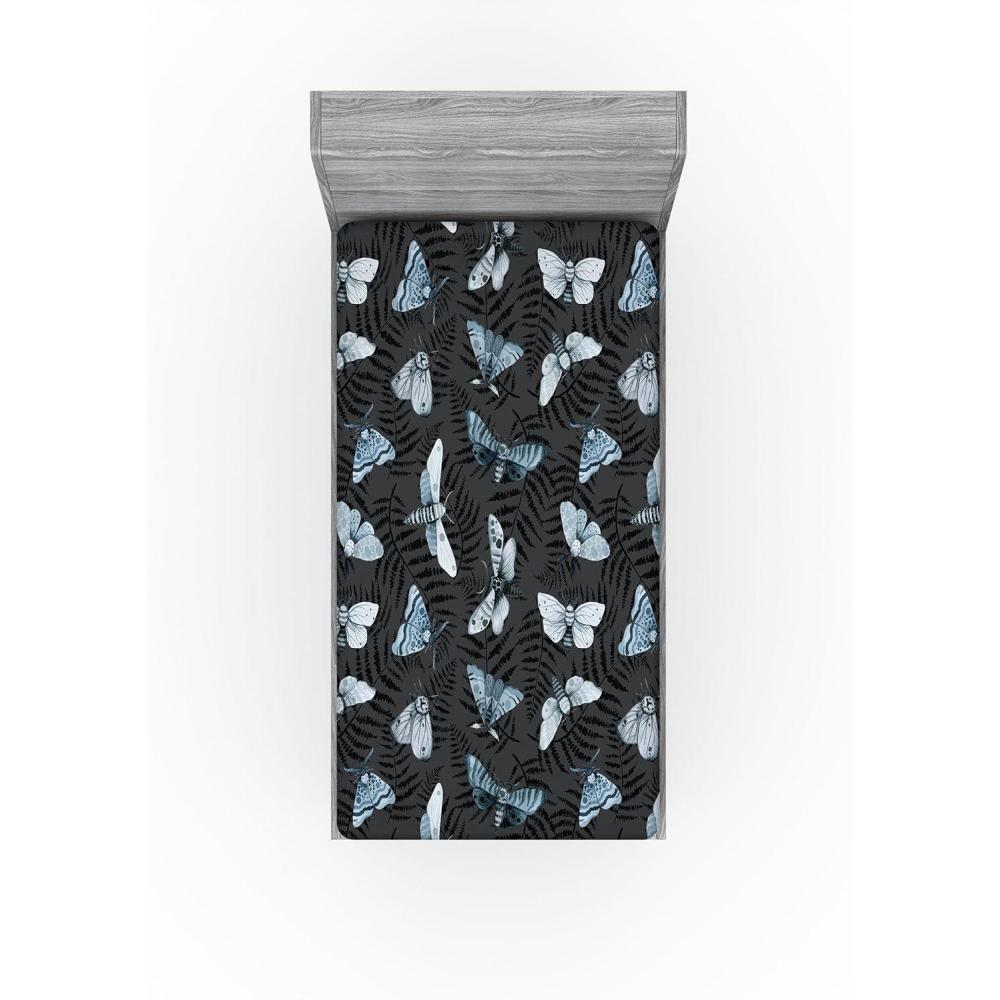 imageAmbesonne Floral Fitted Sheet Valentines Day Romantic Concept Watercolor Hydrangeas Roses Birds Decorative Soft Bedding AllRound Elastic Pocket California King Soft Pink Pistachio GreenBlue Grey Pale Teal