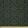 Ambesonne Adventure Cartoon Fabric by The Yard, Popular Travel Destinations Passport Stamp Motifs of Countries and Cities, Microfiber Fabric for Arts and Crafts Textiles & Decor, 1 Yard, Teal Orange(Taupe Grey)