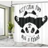 Ambesonne Cactus Shower Curtain, Cacti Spikes Flowers Birds Cartoon Style Vintage Like Colored Art, Cloth Fabric Bathroom Decor Set with Hooks, 69″ W x 84″ L, Green and Blue(White Charcoal Grey)