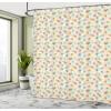 Ambesonne Cactus Shower Curtain, Cacti Spikes Flowers Birds Cartoon Style Vintage Like Colored Art, Cloth Fabric Bathroom Decor Set with Hooks, 69″ W x 84″ L, Green and Blue(Purple Pearl)