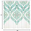 Ambesonne Cactus Shower Curtain, Cacti Spikes Flowers Birds Cartoon Style Vintage Like Colored Art, Cloth Fabric Bathroom Decor Set with Hooks, 69″ W x 84″ L, Green and Blue(Green Tan)