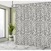 Ambesonne Cartoon Shower Curtain, Pug Dog in Bathtub Grooming Salon Service Shampoo Rubber Duck Pets in Style Image, Cloth Fabric Bathroom Decor Set with Hooks, 69″ W x 70″ L, Teal(Pale Grey)