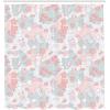 Ambesonne Cartoon Shower Curtain, Styled Cats Bats and Skulls Japanese Inspired Kawaii Design, Cloth Fabric Bathroom Decor Set with Hooks, 69″ W x 75″ L, Light Pink