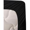 Ambesonne Cat Sheet Set, Romantic Date Night of Kitties Drinking Milkshake Cozy Night Scene Valentines, Fitted and Flat Sheet with Pillowcases Bedding Accent 4 Piece Set, King, Dark Blue Apricot(Dark Purple Grey Coconut)