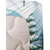 Ambesonne Cat Sheet Set, Romantic Date Night of Kitties Drinking Milkshake Cozy Night Scene Valentines, Fitted and Flat Sheet with Pillowcases Bedding Accent 4 Piece Set, King, Dark Blue Apricot(Pale Blue Raspberry White)