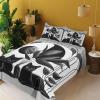 Ambesonne Cat Sheet Set, Romantic Date Night of Kitties Drinking Milkshake Cozy Night Scene Valentines, Fitted and Flat Sheet with Pillowcases Bedding Accent 4 Piece Set, King, Dark Blue Apricot(Pale Grey Charcoal Grey)