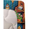 Ambesonne Cat Sheet Set, Romantic Date Night of Kitties Drinking Milkshake Cozy Night Scene Valentines, Fitted and Flat Sheet with Pillowcases Bedding Accent 4 Piece Set, King, Dark Blue Apricot(Sea Blue and Marigold)
