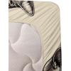 Ambesonne Cat Sheet Set, Romantic Date Night of Kitties Drinking Milkshake Cozy Night Scene Valentines, Fitted and Flat Sheet with Pillowcases Bedding Accent 4 Piece Set, King, Dark Blue Apricot(Ivory Dark Taupe)