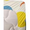 Ambesonne Cat Sheet Set, Romantic Date Night of Kitties Drinking Milkshake Cozy Night Scene Valentines, Fitted and Flat Sheet with Pillowcases Bedding Accent 4 Piece Set, King, Dark Blue Apricot(Multicolor)